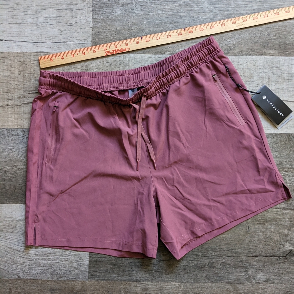 Trajectory Polyester & Spandex shorts Elastic Waist Drawstring Womans Large NWT